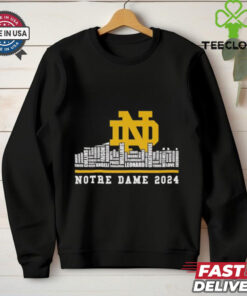 Notre Dame Fighting Irish 2024 team roster shirt
