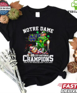 Notre Dame Fighting Irish 2025 CFP National Championship Champions mascot shirt