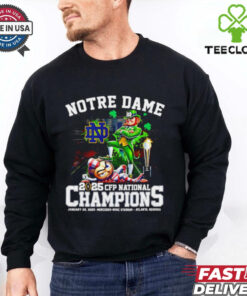 Notre Dame Fighting Irish 2025 CFP National Championship Champions mascot shirt
