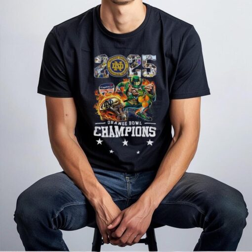 Notre Dame Fighting Irish 2025 Orange Bowl Champions Celebration Season Shirt