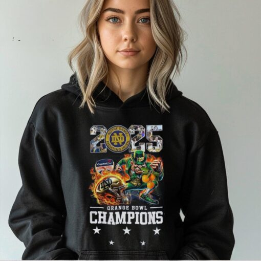 Notre Dame Fighting Irish 2025 Orange Bowl Champions Celebration Season Shirt