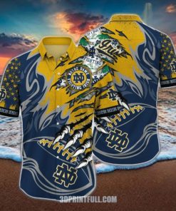 Notre Dame Fighting Irish 3D Hawaiian shirt Men