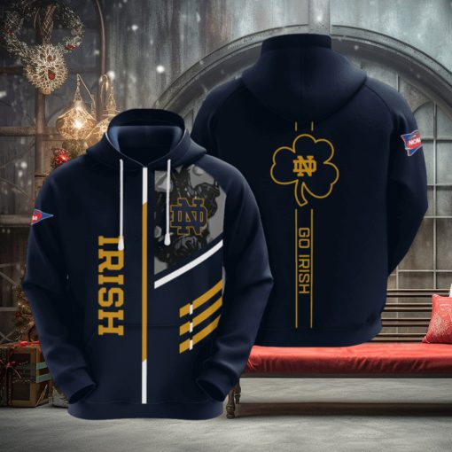 Notre Dame Fighting Irish American Football 3D Printed Hoodie
