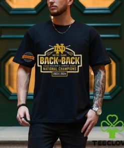 Notre Dame Fighting Irish Back To Back Ncaa Men’s Lacrosse National Champions 2023 2024 T Shirt