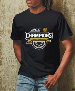 Notre Dame Fighting Irish Blue 84 Unisex 2024 ACC Men's Lacrosse Tournament Champions T Shirt