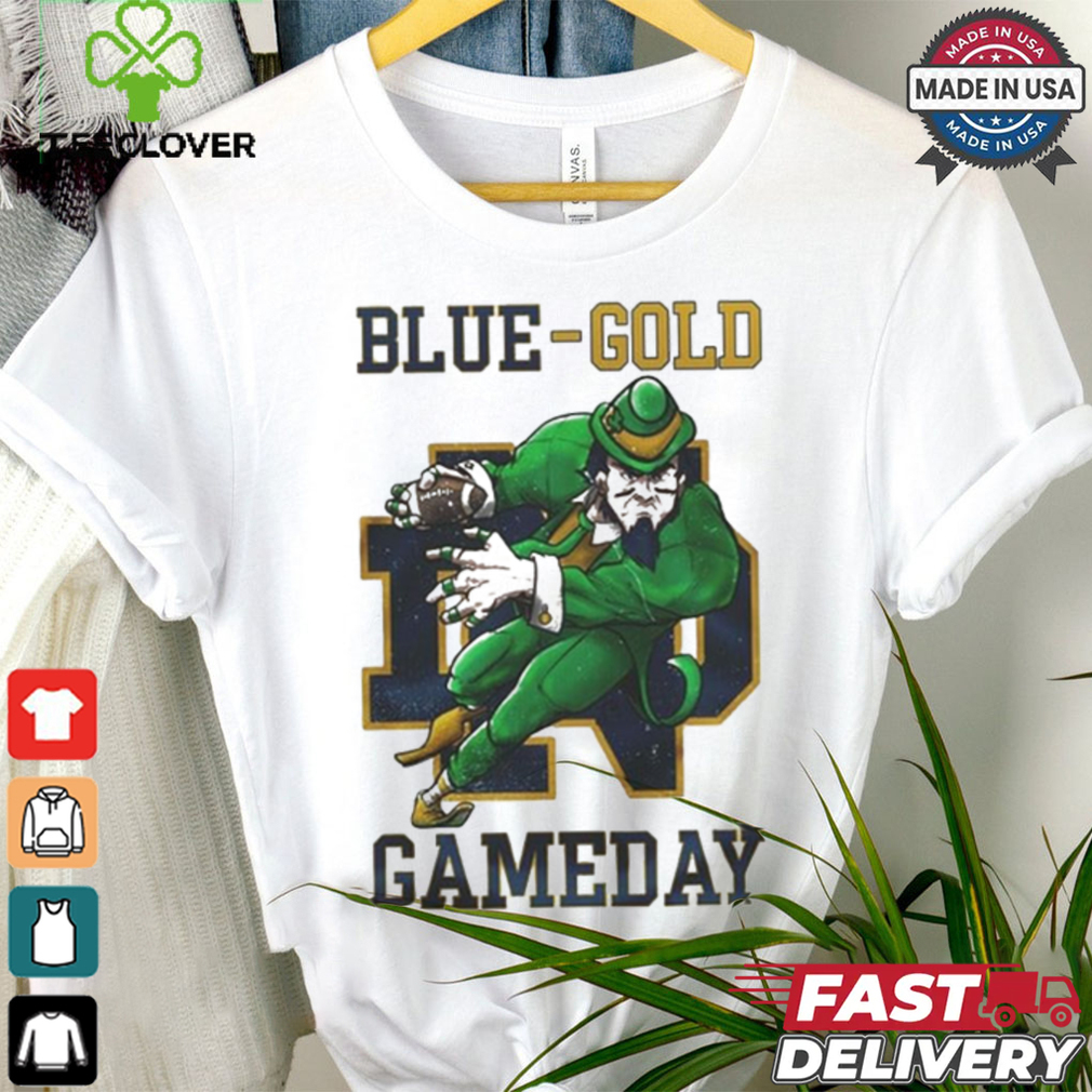 Notre Dame Fighting Irish Blue Gold Gameday Shirt Notre Dame Fighting Irish Blue Gold Gameday Shirt