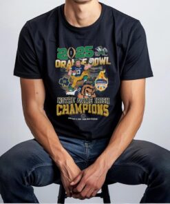 Notre Dame Fighting Irish Champions 2025 Orange Bowl Football T Shirt