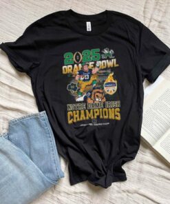 Notre Dame Fighting Irish Champions 2025 Orange Bowl Football T Shirt