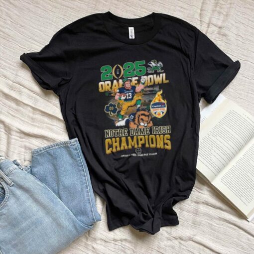 Notre Dame Fighting Irish Champions 2025 Orange Bowl Football T Shirt