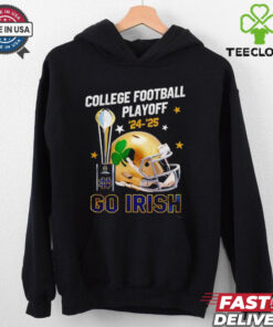Notre Dame Fighting Irish College Football Playoff 2024 25 go Irish helmet shirt