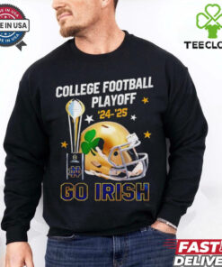 Notre Dame Fighting Irish College Football Playoff 2024 25 go Irish helmet shirt