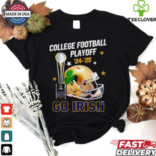 Notre Dame Fighting Irish College Football Playoff 2024 25 go Irish helmet shirt