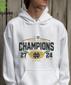 Notre Dame Fighting Irish College Football Playoff 2025 Orange Bowl Champions Huddle Up T Shirt