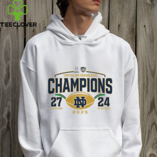 Notre Dame Fighting Irish College Football Playoff 2025 Orange Bowl Champions Huddle Up T Shirt