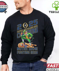 Notre Dame Fighting Irish Defeat Penn State Nittany Lions Mascot Capital One Orange Bowl College Football Playoff Semifinal Champions NCAA Bowl Games Season 2024 2025 T Shirts