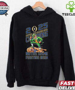 Notre Dame Fighting Irish Defeat Penn State Nittany Lions Mascot Capital One Orange Bowl College Football Playoff Semifinal Champions NCAA Bowl Games Season 2024 2025 T Shirts