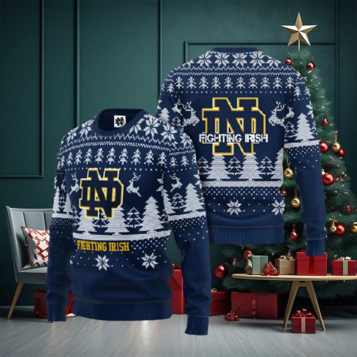 Notre Dame Fighting Irish Football Christmas For Fans Ugly Christmas Sweater, Sweatshirt, Ugly Sweater, Christmas Sweaters, Hoodie, Sweater