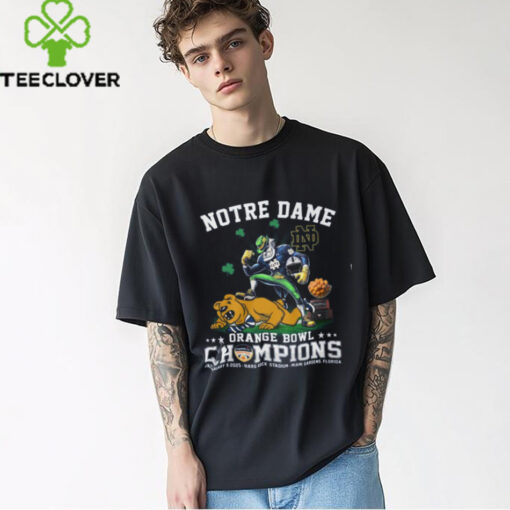 Notre Dame Fighting Irish Football Orange Bowl Champions 2025 Special New T Shirt