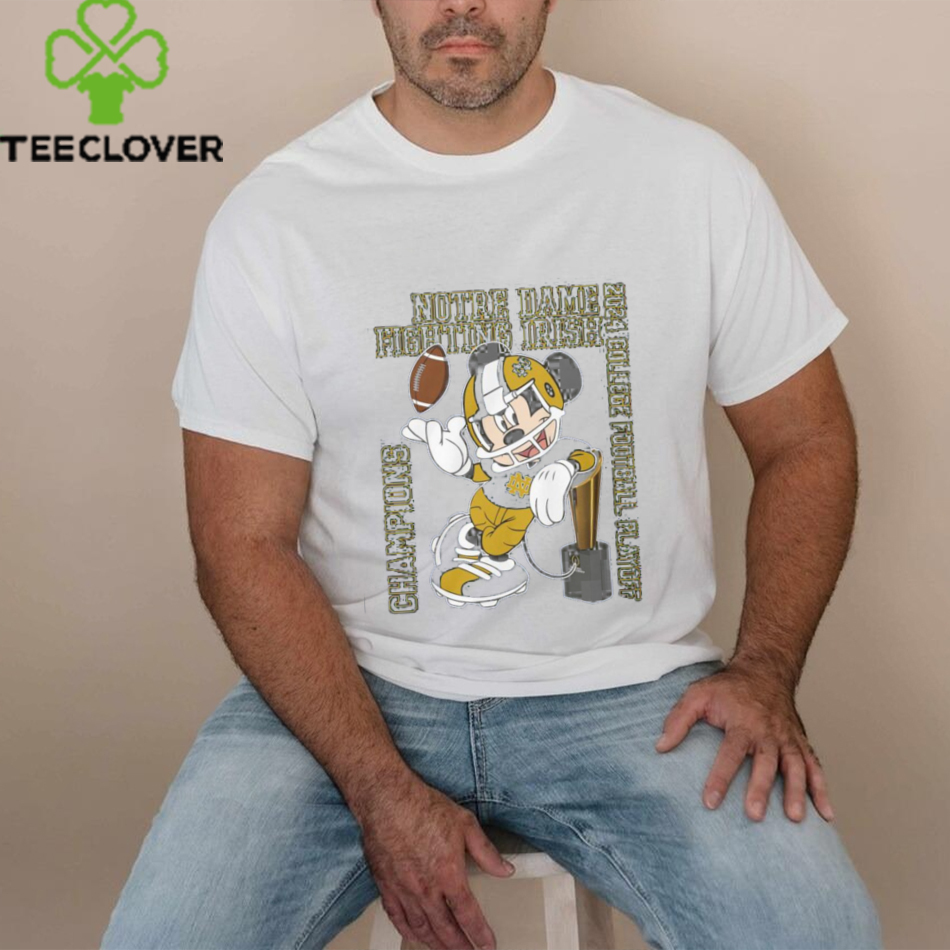 Notre Dame Fighting Irish Football x Mickey College Playoff Champions 2024 Limited Edition T Shirt Notre Dame Fighting Irish Football x Mickey College Playoff Champions 2024 Limited Edition T Shirt