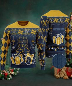 Notre Dame Fighting Irish Funny Ugly Christmas Sweater, Ugly Sweater, Christmas Sweaters, Hoodie, Sweatshirt, Sweater