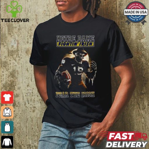 Notre Dame Fighting Irish Halloween Time 2024 Fear The Irish Mascot T shirt