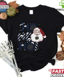 Notre Dame Fighting Irish Ho Ho Ho Santa Claus Christmas shirt