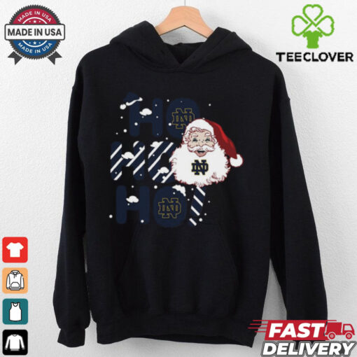 Notre Dame Fighting Irish Ho Ho Ho Santa Claus Christmas shirt