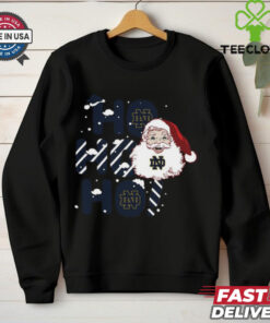 Notre Dame Fighting Irish Ho Ho Ho Santa Claus Christmas shirt