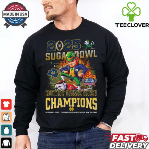 Notre Dame Fighting Irish Is The Sugar Bowl 2025 Champions T Shirt