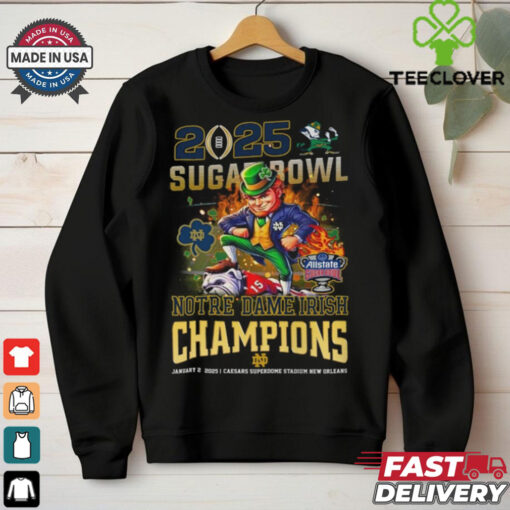 Notre Dame Fighting Irish Is The Sugar Bowl 2025 Champions T Shirt