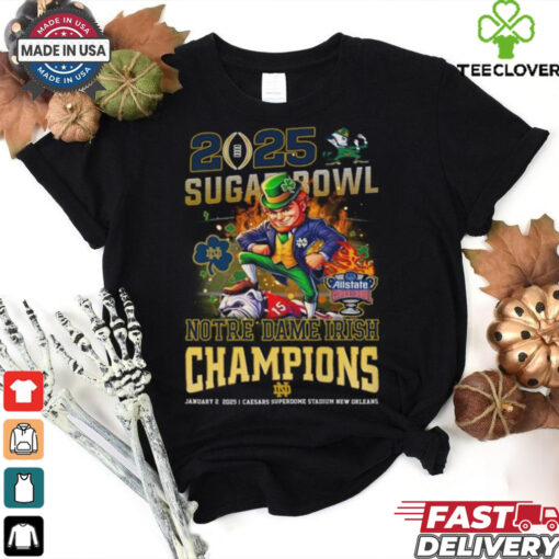 Notre Dame Fighting Irish Is The Sugar Bowl 2025 Champions T Shirt