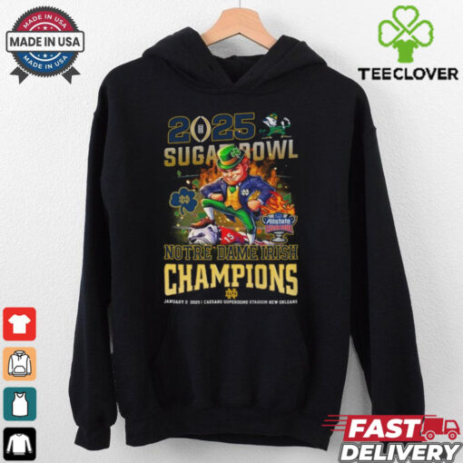 Notre Dame Fighting Irish Is The Sugar Bowl 2025 Champions T Shirt