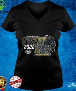 Notre Dame Fighting Irish NCAA Women's Basketball Sweet 16 Graphic Uni T shirt