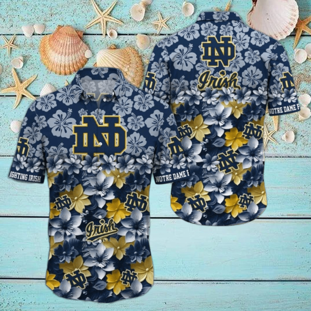 Notre Dame Fighting Irish NCAA1 Hawaiian Shirt Trending Summer Notre Dame Fighting Irish NCAA1 Hawaiian Shirt Trending Summer