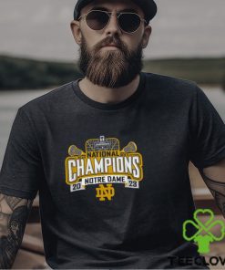 Notre Dame Fighting Irish National Champs Lacrosse 2023 T Shirt