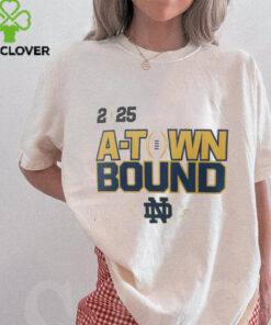 Notre Dame Fighting Irish Nike College Football Playoff 2025 National Championship Game A Town Bound T Shirt