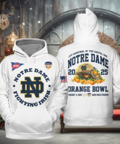Notre Dame Fighting Irish Orange Bowl 2025 Hard Rock Stadium Hoodie T Shirt