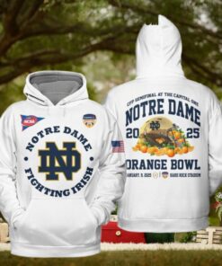 Notre Dame Fighting Irish Orange Bowl 2025 Hard Rock Stadium Hoodie T Shirt