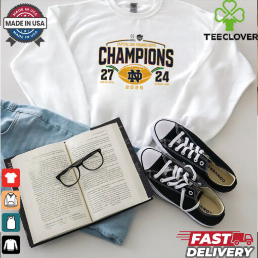 Notre Dame Fighting Irish Playoff 2025 Orange Bowl Champions Shirt