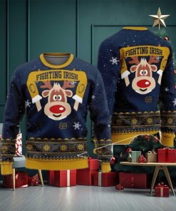 Notre Dame Fighting Irish Reindeer Ugly Christmas Sweater