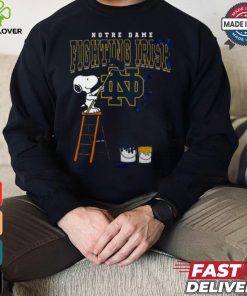 Notre Dame Fighting Irish Snoopy Painting Shirt