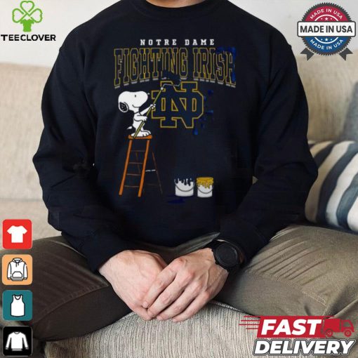 Notre Dame Fighting Irish Snoopy Painting Shirt