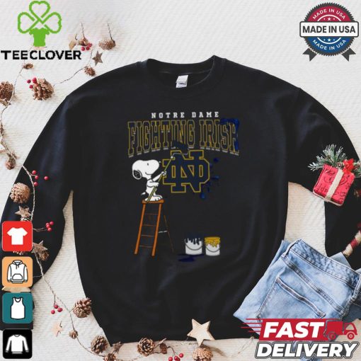 Notre Dame Fighting Irish Snoopy Painting Shirt