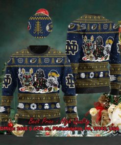 Notre Dame Fighting Irish Star Wars Ugly Christmas Sweater