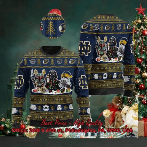 Notre Dame Fighting Irish Star Wars Ugly Christmas Sweater