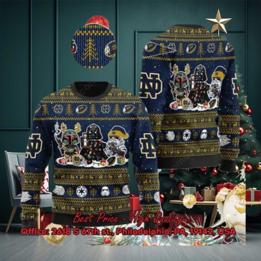 Notre Dame Fighting Irish Star Wars Ugly Christmas Sweater