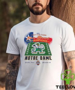 Notre Dame Fighting Irish Sun Bowl Champs 2023 Field Gray T shirt