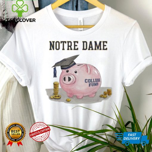 Notre Dame Fighting Irish Tiny Turnip Infant Piggy Bank Shirt