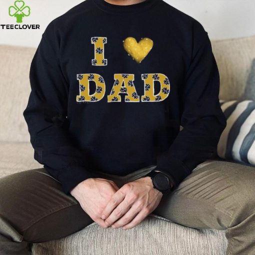 Notre Dame Fighting Irish Tiny Turnip Toddler I Love Dad T Shirt