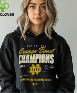 Notre Dame Fighting Irish Under Armour College Football Playoff 2025 Orange Bowl Champions T Shirt